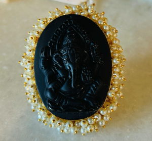 Ganesha Engraved Ring