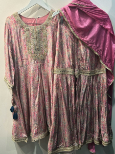 Rosepink Peplum Sharara