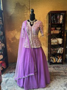 Peplum Style Lehenga