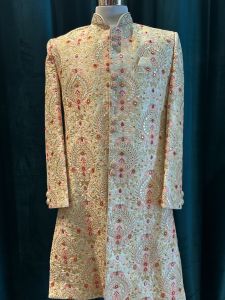 Pink Embroidered Sherwani
