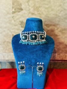 Royal Green Stone Choker