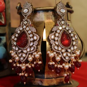 Ruby and Kundan Chandbalis